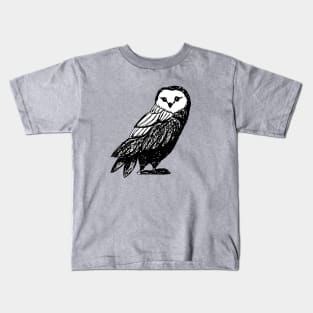 Hand Drawn Owl Kids T-Shirt